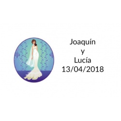 pegatinas originales bodas