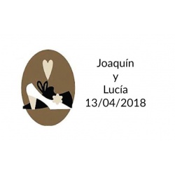 pegatinas original invitado para boda batatas