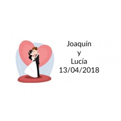 pegatinas original invitado para boda batatas