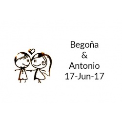 pegatinas baratas bodas
