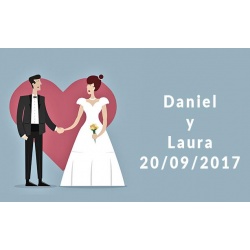 tarjeta invitados bodas baratas