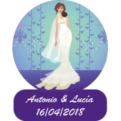 pegatina de boda