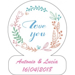 pegatina de boda