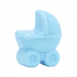 Carrito bebe jabon azul