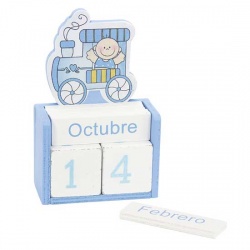 Calendario bebe azul