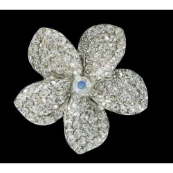 COLETERO MARGARITA ZIRCONITAS BLANCAS 4,5 cm.