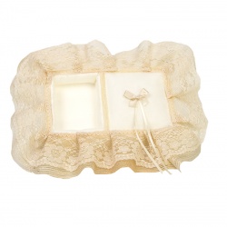 CAJA COJÍN ALIANZAS EN BEIG             