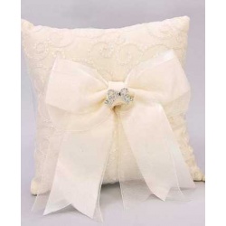Cojín bordado con lazo (precio unidad)