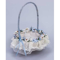 CESTA ALIANZAS CELESTE