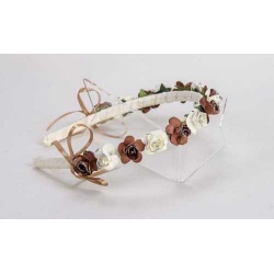 FELPA FLORES BEIGE-MARRON 