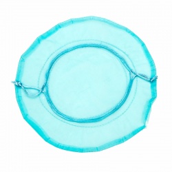 BOLSA organdí 22 cm DIAM. AZUL TURQUESA        
