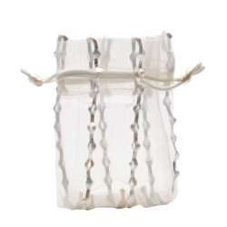 BOLSA ORGANZA RAYAS 6,7x10 cm