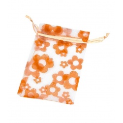 Bolsas de organza naranja para detalles