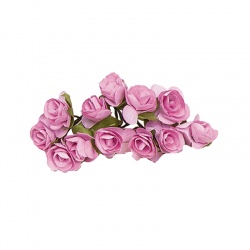 BOLSA 12 POM 12 ROSAS PEQ. ROSA CLARO 