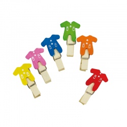 PINZA PELELE BOLSA 12 PCS SURT.