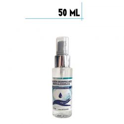 Bote de Hidrogel Desinfectante con Spray, 50 ml plástico