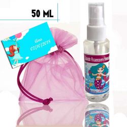 Gel Hidroalcohólico de Sirenita 50ml, con bolsa y tarjeta