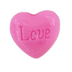 Jabón de corazón fuxia 20 grs.                                                                      