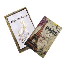 Broche de mariposa y caja vintage Paris