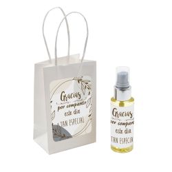 Bote perfume jazmin 50 ml con bolsa  