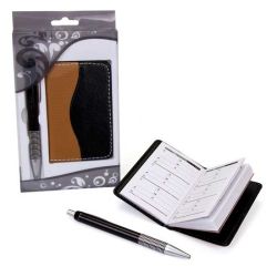 Estuche agenda con boli