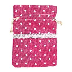 BOLSA DE SACO ESTAMPADA ROSA                                                                        