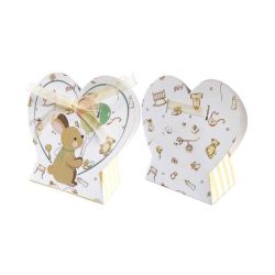 PACK 12 CAJITAS DE CORAZÓN BEBES 6X4X5-5CM                                                        