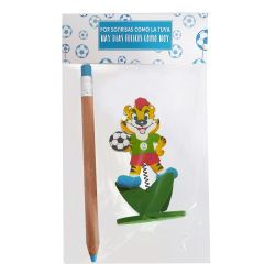 PACK PINZA TIGRE PARA FOTO Y BOLI AZUL                                                              