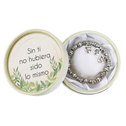 CAJA CON PULSERA Y PEG- PERSONALIZADA                                                               