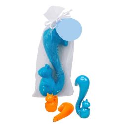 BOLI ARDILLA SURTIDO EN ORGANZA CON TARJETA                                                         