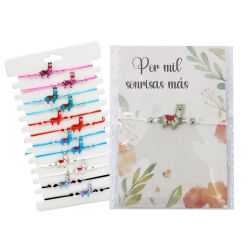 PACK TARJETA CON PULSERA LLAMA SURTIDA                                                              