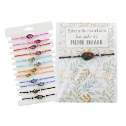 PACK TARJETA CON PULSERA CONCHA SURTIDA                                                             