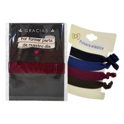 PACK TARJETA CON PULSERA SURTIDA                                                                    
