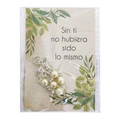 PACK TARJETA CON BROCHE UVAS                                                                        