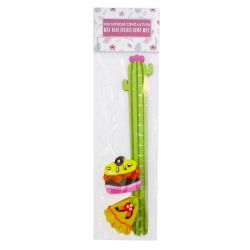 PACK REGLA CACTUS Y 2 GOMAS CUP CAKE                                                                