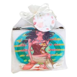 MONEDERO NIÑA EN ORGANZA C/TARJETA                                                                  
