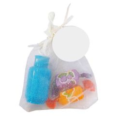 BOLI BOMBONA C/CARAMELOS EN ORGANZA NIÑO                                                            