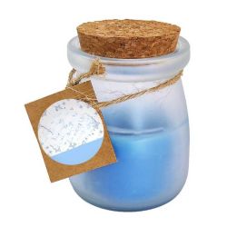 VELA FRESCOR MARINO EN CRISTAL C/TARJETA NIÑO                                                       