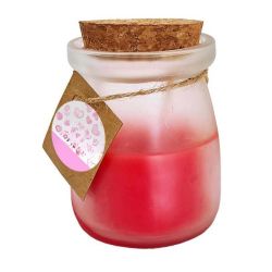 VELA FRUTOS ROJOS EN CRISTAL C/TARJETA NIÑO                                                         