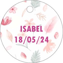 PLIEGO DE TARJETAS 20 UNDS PERSONALIZABLES 4,2CM DIÁMETRO                                           