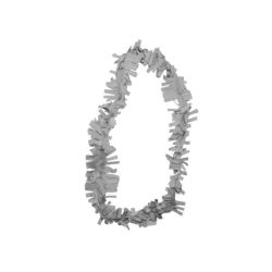 Collar plata metalizado de plástico