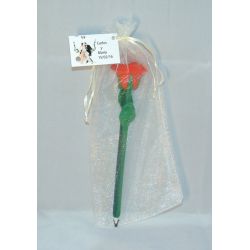 Boli con forma de Rosa + bolsa + tarjeta