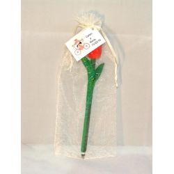 Boli con forma de tulipán + bolsa + tarjeta