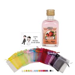 Detalle boda licor decorado