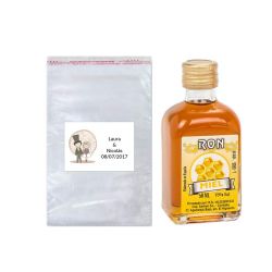 Regalo boda miniatura ron miel decorado