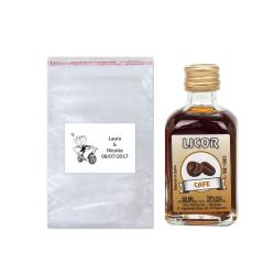 Licor de café decorado regalo boda