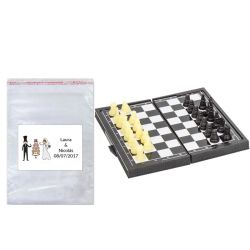 pack Juego ajedrez en bolsa y tarjeta