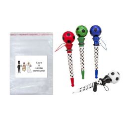 Pack bolígrafo en bolsa y tarjeta personalizada