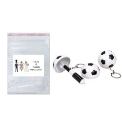 Pack boli en bolsa celofán y tarjeta personalizada