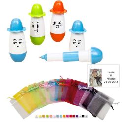 Boli extensible con bolsa y tarjeta lote boda